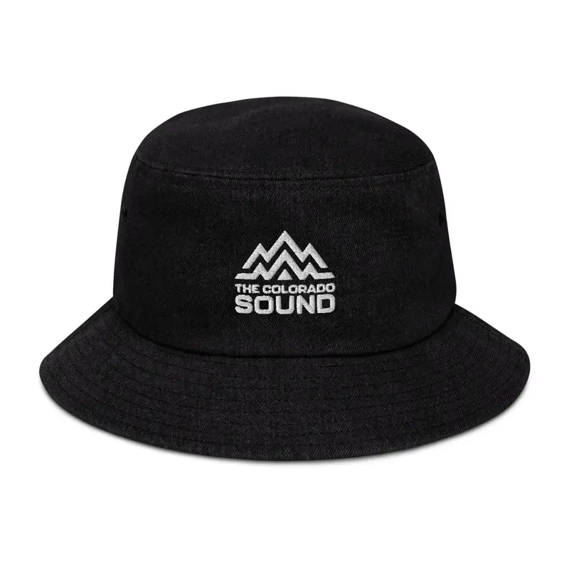 Denim Bucket Hat - Black